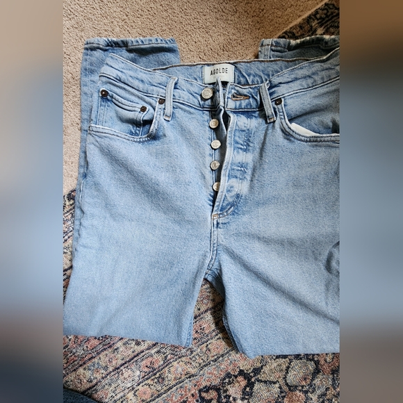 Agolde Riley Crop. 27 - Picture 2 of 4